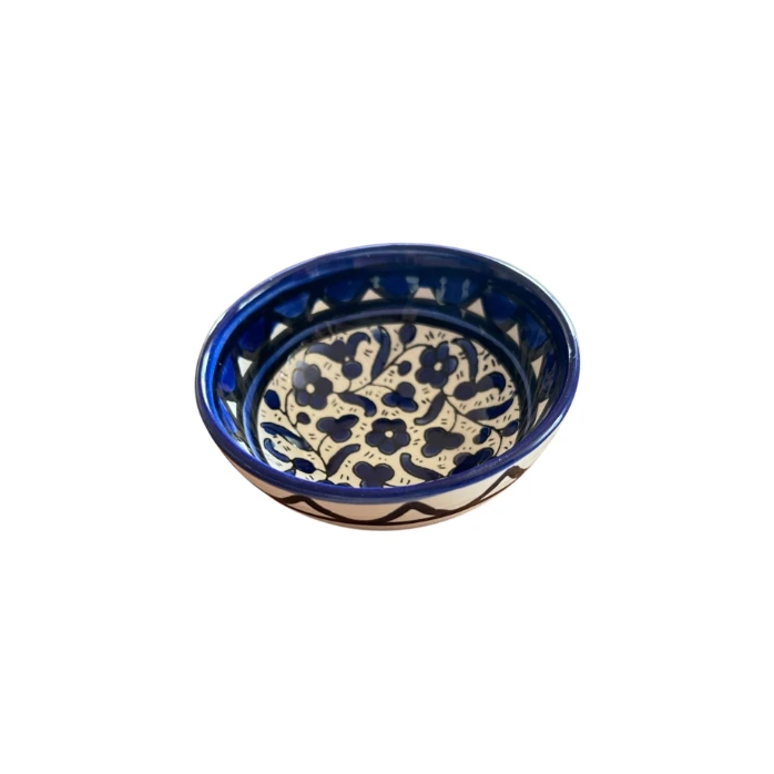 Hand-Painted Ceramic (bowl) blue
